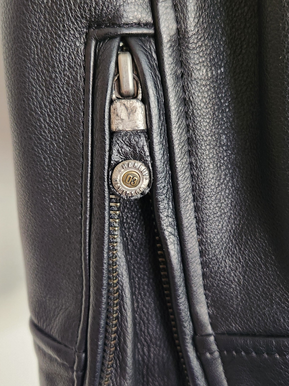 Harley-Davidson Black Leather Jacket — 100 Years Anniversary - Womenn's S - Picture 5 of 11